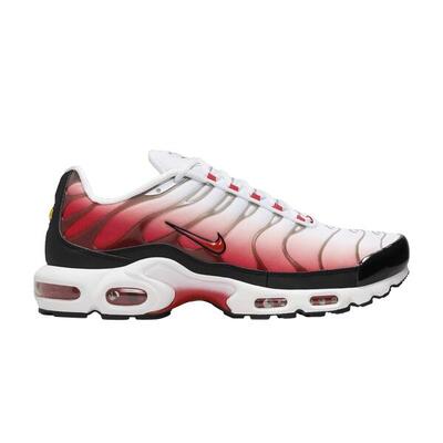 Nike Air Max Plus White Black University Red