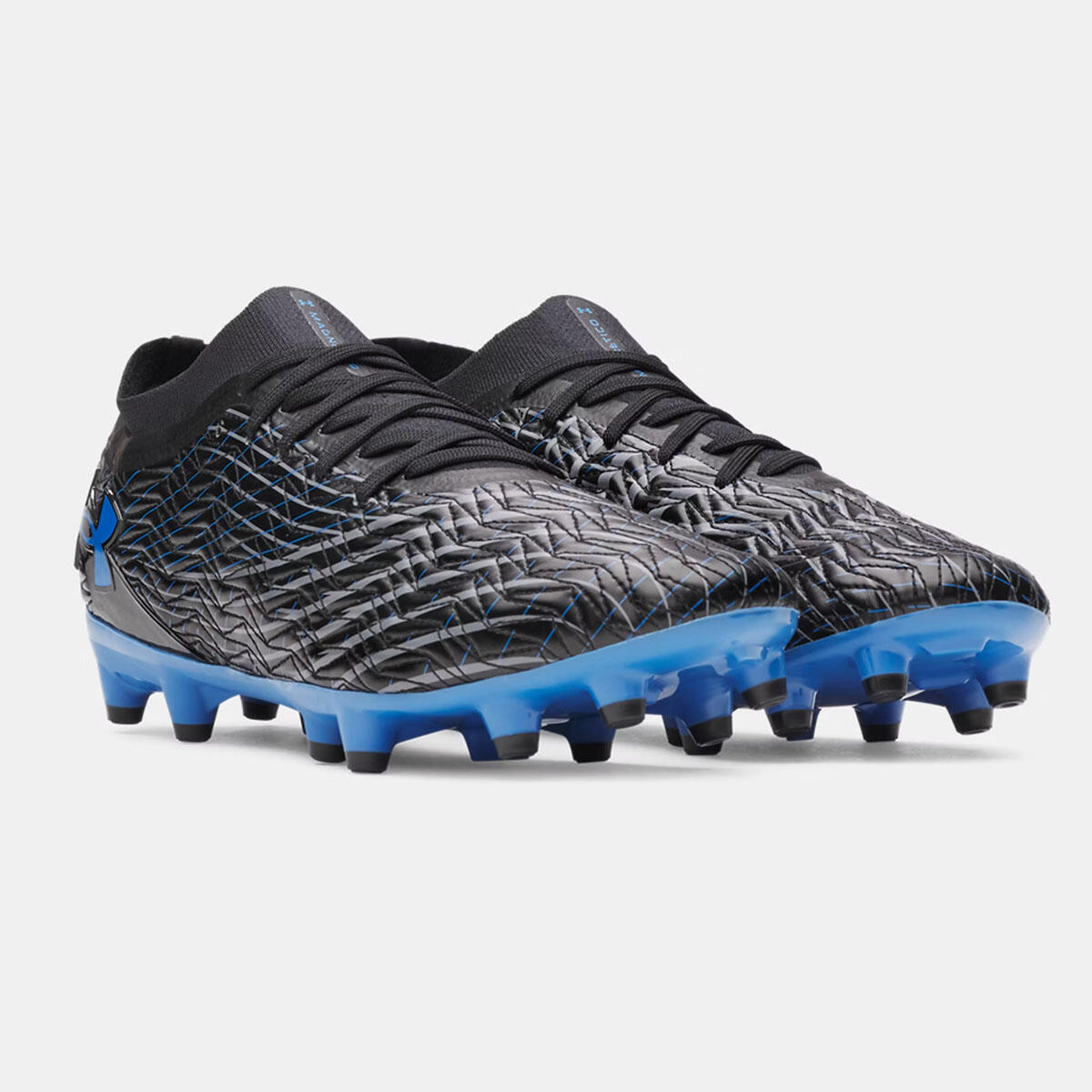 Scarpe da calcio UA Magnetico Pro 5 FG Under Armour nero, grigio e blu 5/5