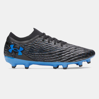 Voetbalschoenen ua magnetico pro 5 fg under armour zwart. grijs en blauw