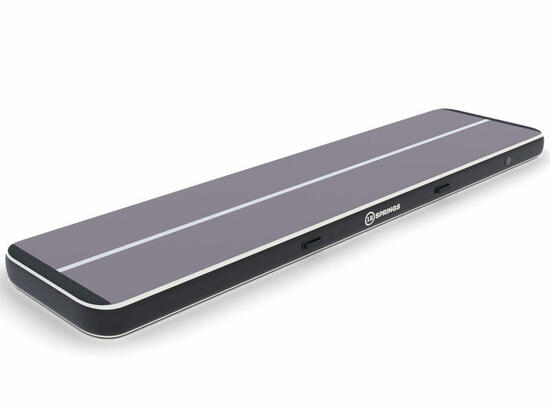 Airtrack 12 sauts 300x100x20 cm Plus Noir/gris