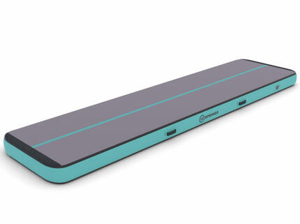 Airtrack 12 sauts 400x100x20 cm Plus Vert menthe/Gris