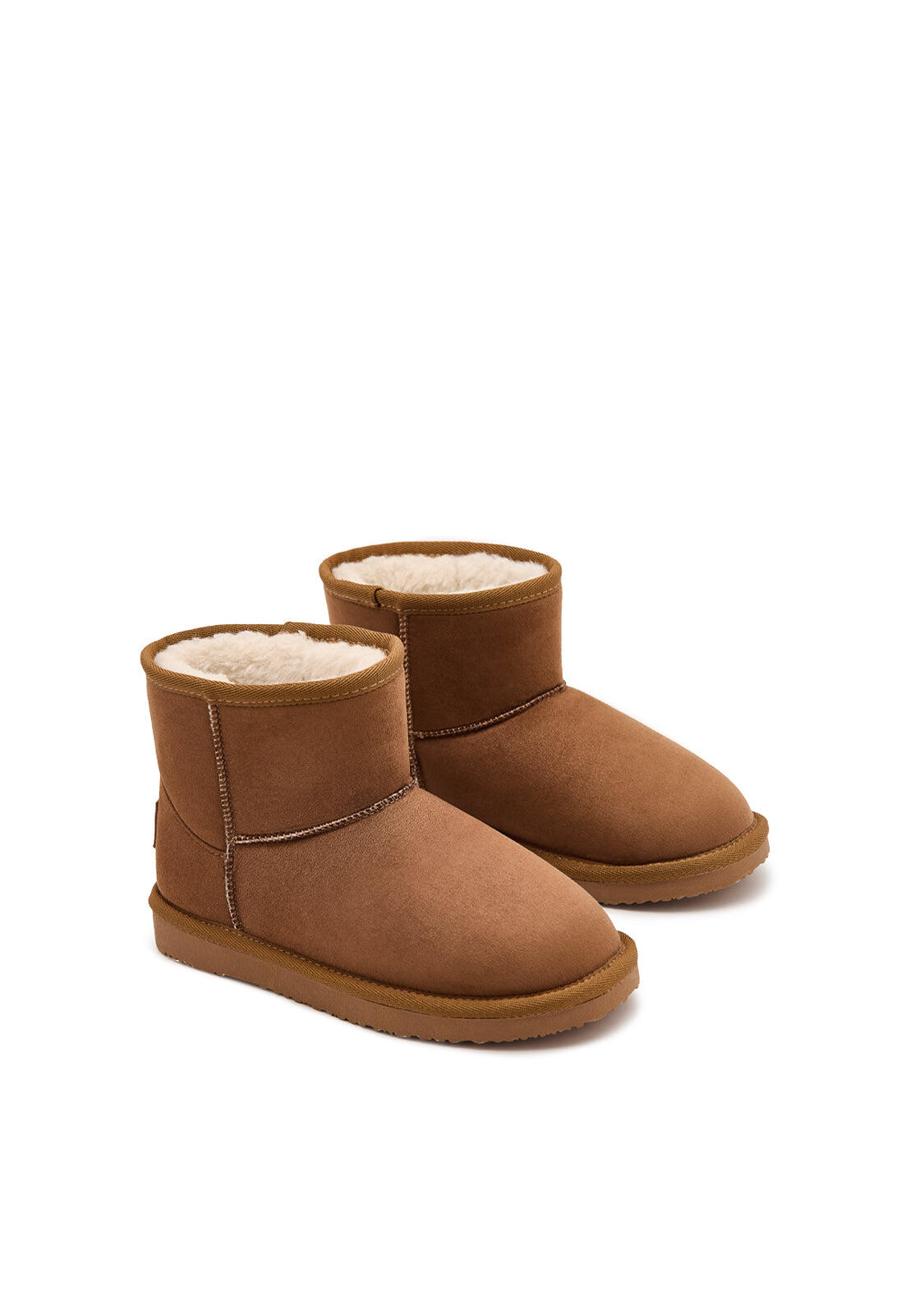 Botas Australianas Niños Low Marrón Claro 2/3