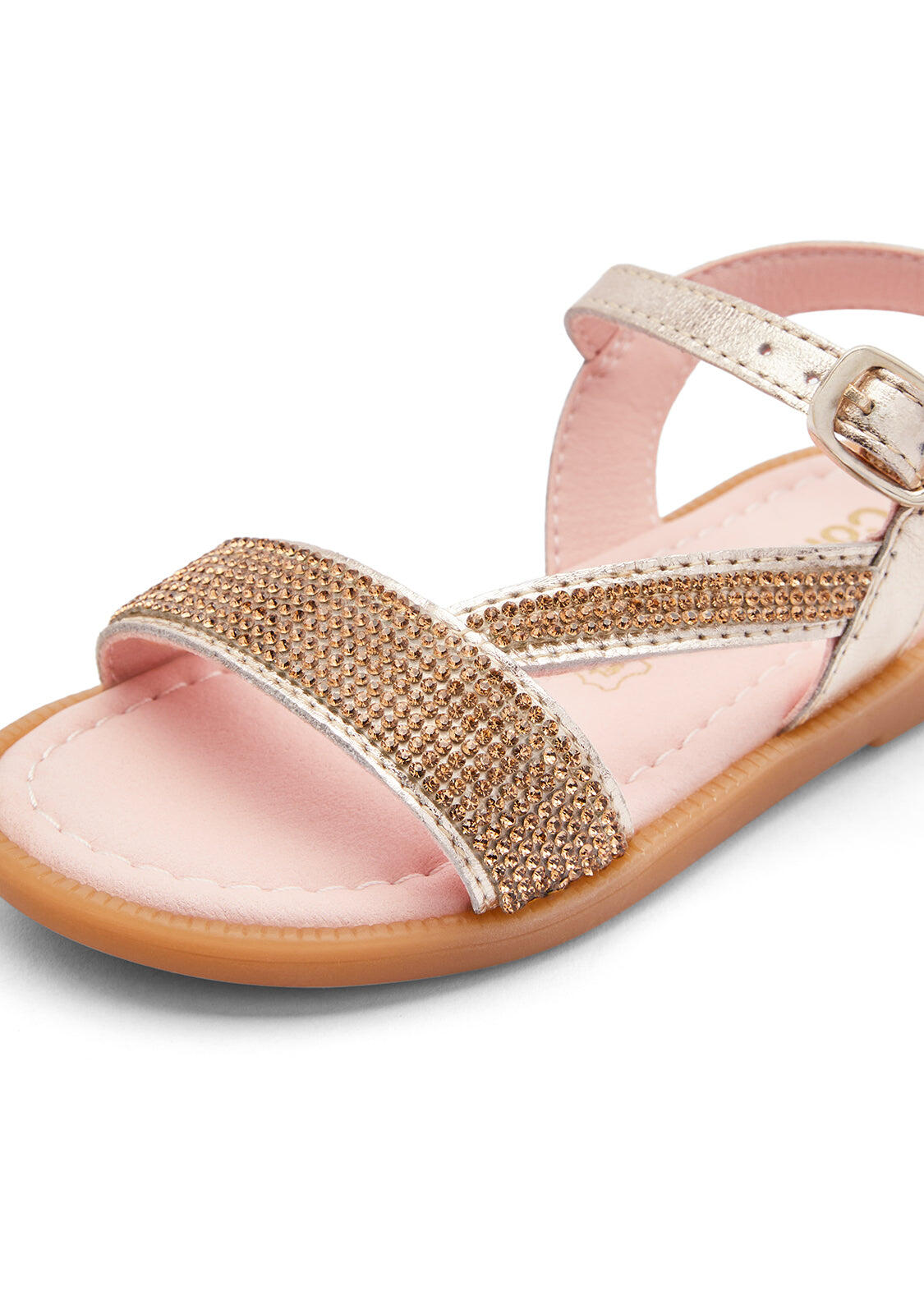 Sandalias Conguitos Tiras Pedrería 3/3