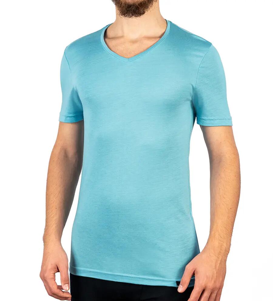 Tricou v-neck bărbați modal 1/6