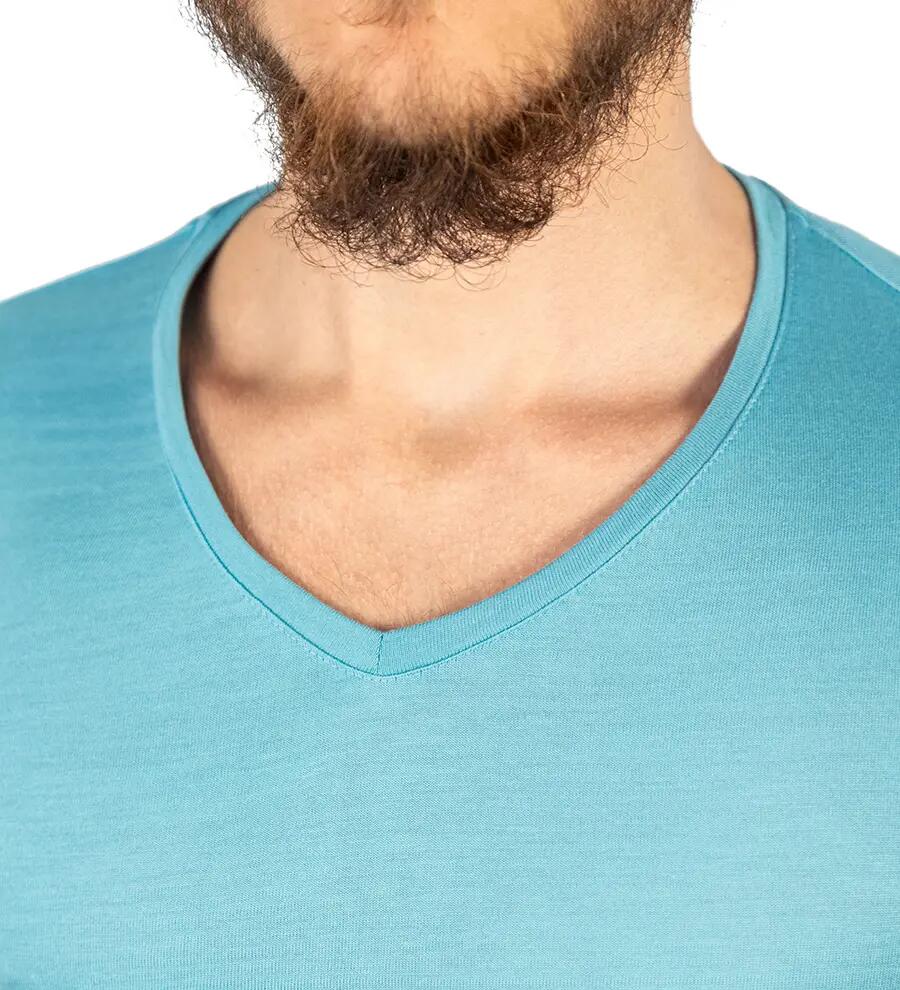 Tricou v-neck bărbați modal 3/6