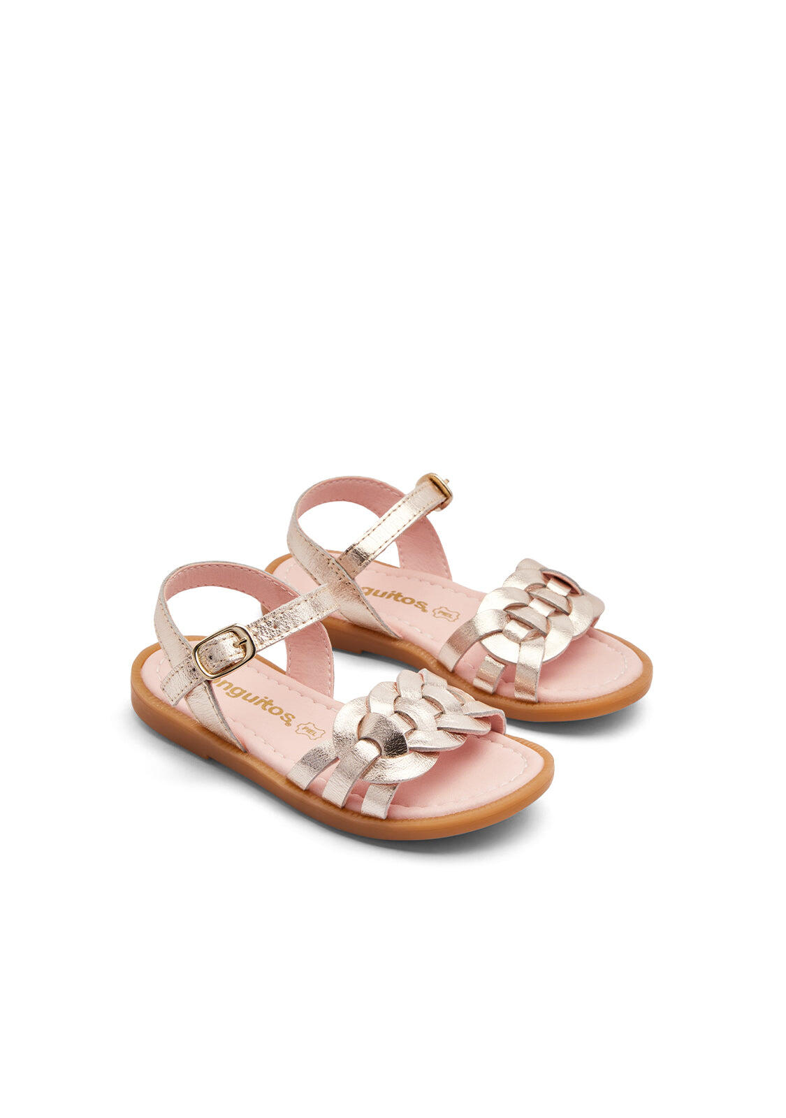 Sandalias Conguitos Nudo Metalizado 2/3