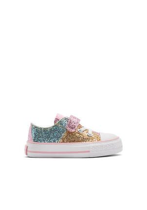 Zapatillas Conguitos Bajas Glitter Patchwork
