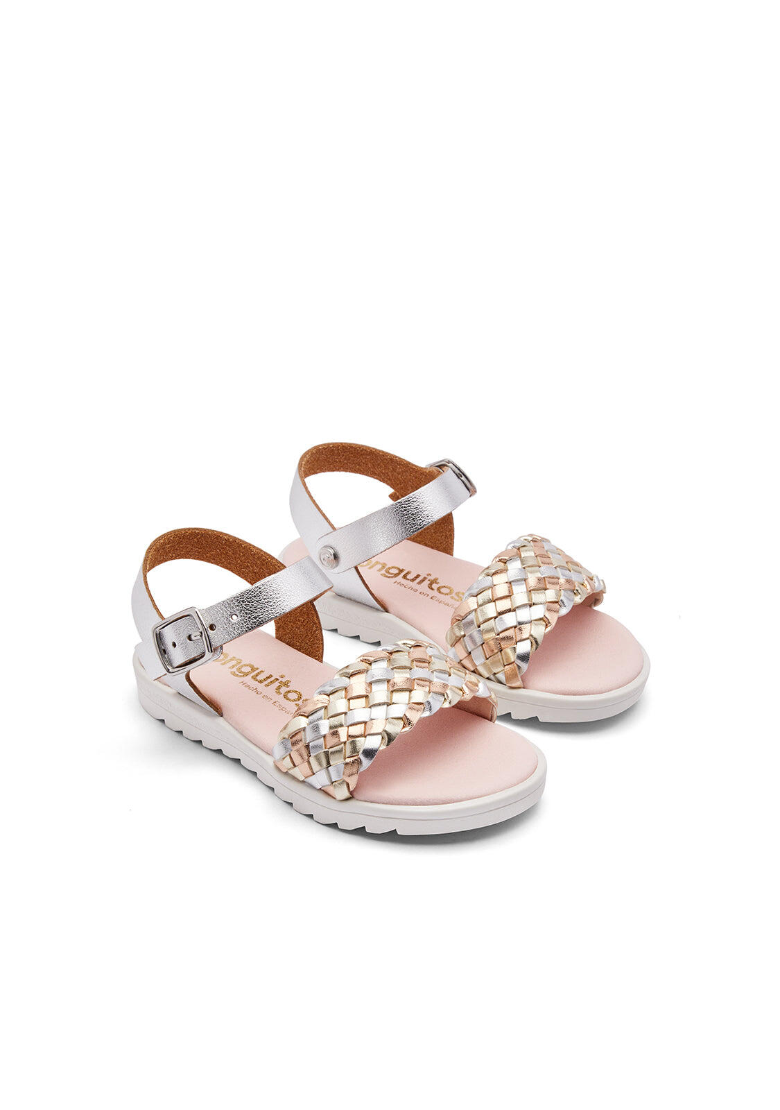 Sandalias Conguitos Trenzado Hebilla 2/3