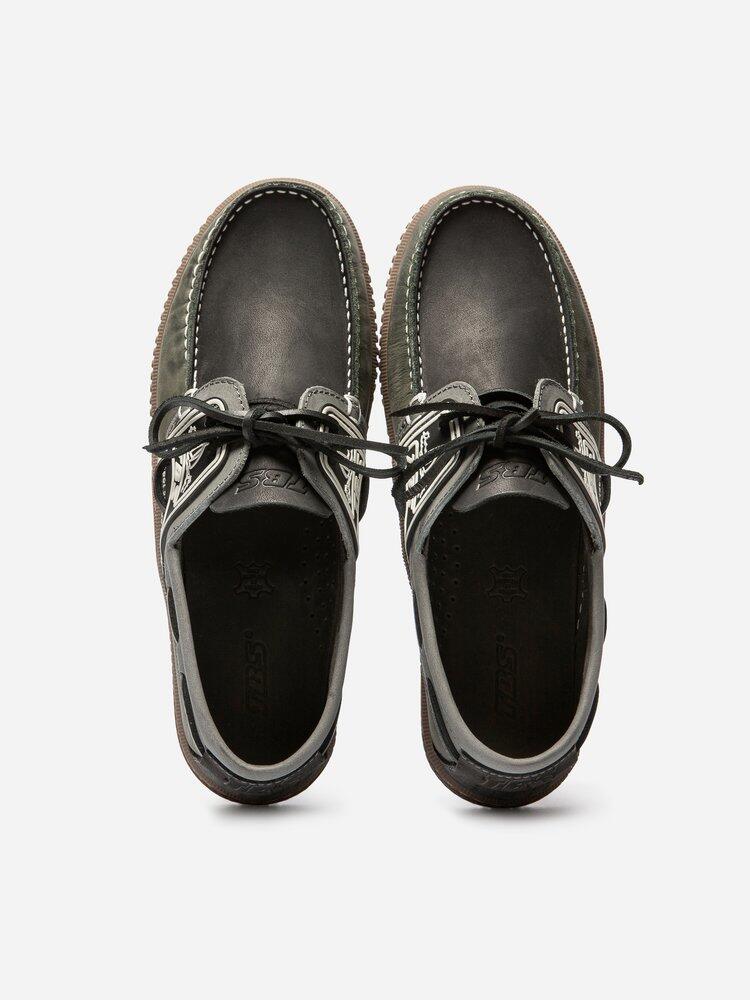 Scarpe da Barca Uomo TBS GLOBEK Cachi/Nero 3/7