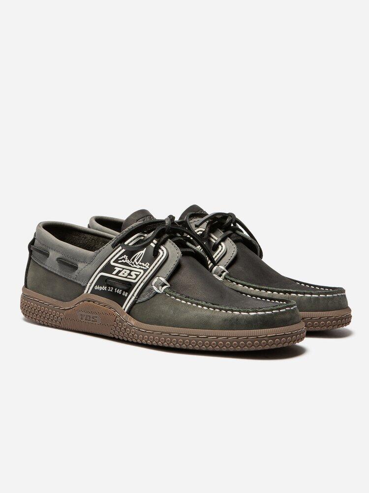 Scarpe da Barca Uomo TBS GLOBEK Cachi/Nero 2/7