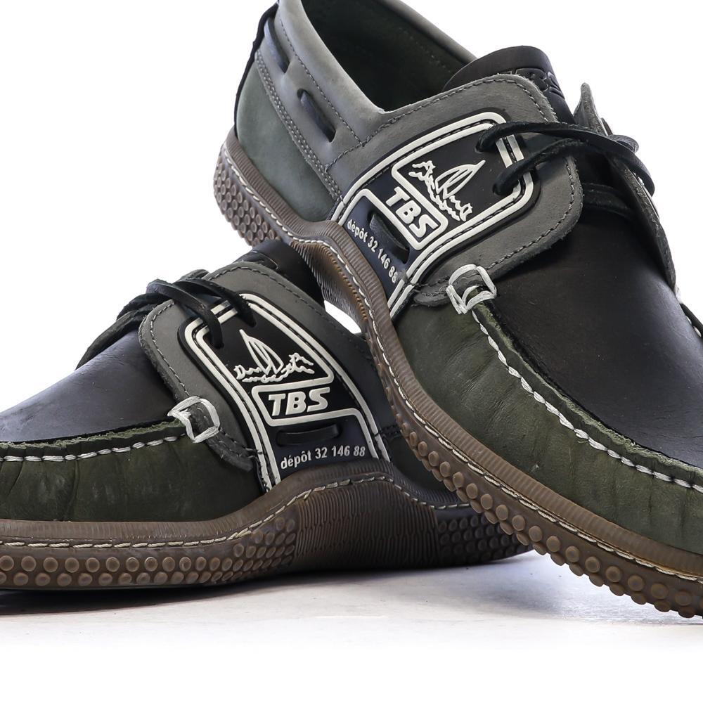 Scarpe da Barca Uomo TBS GLOBEK Cachi/Nero 7/7