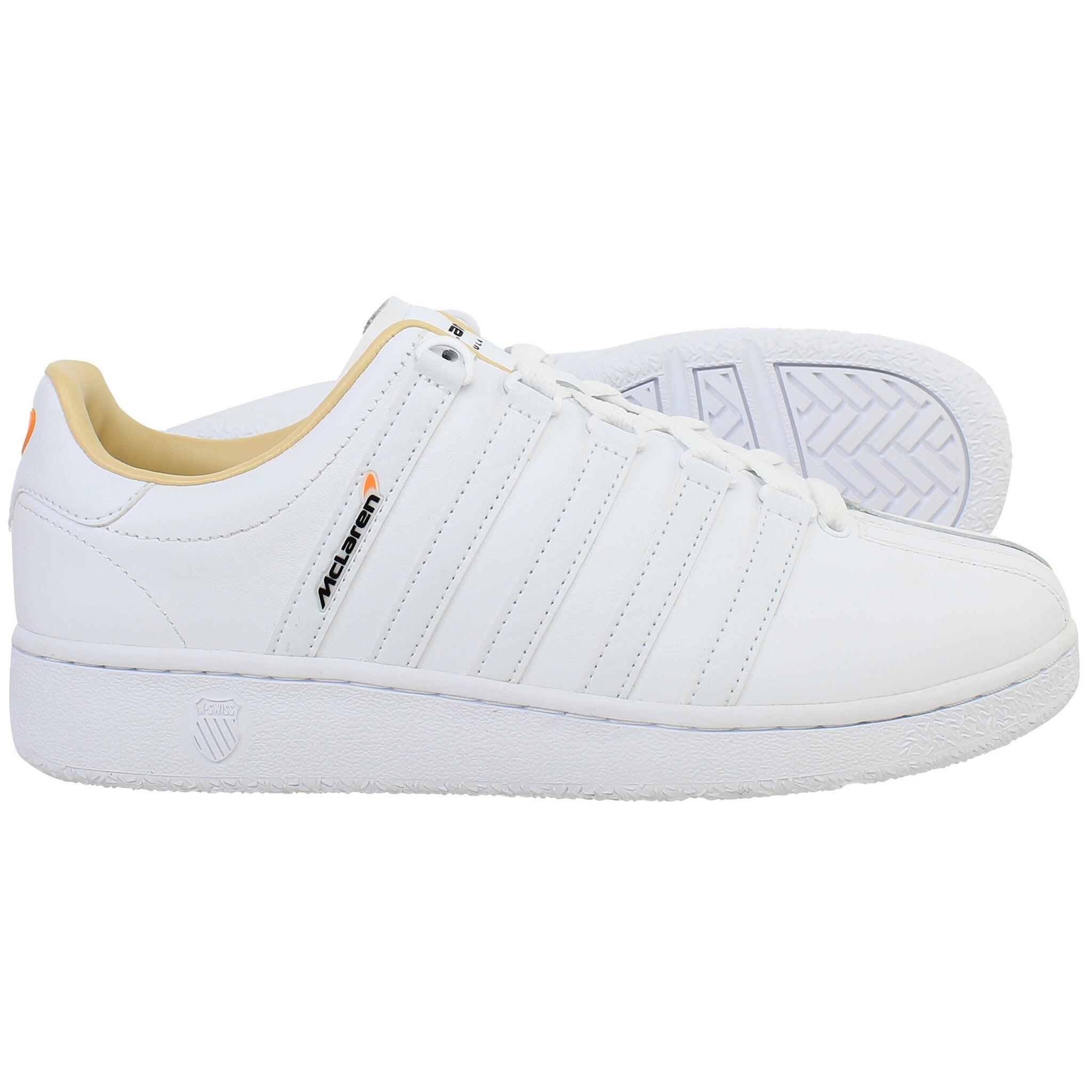 K-Swiss Classic VN x McLaren F1 Team Womens White Trainers | Decathlon