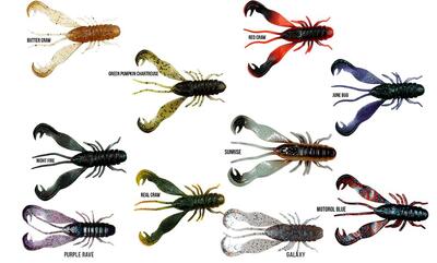 Lmab | finesse filet craw | 5st | 7 cm | shads - purple rave