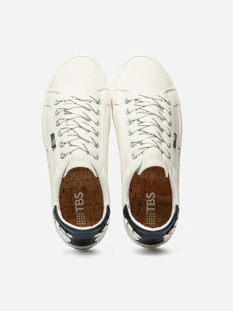 Zapatillas Blancas Hombre TBS Lanzaro 3/7