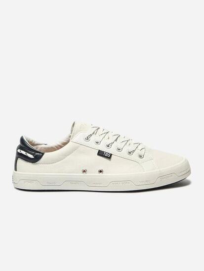 Tennis toile homme LANZARO blanc