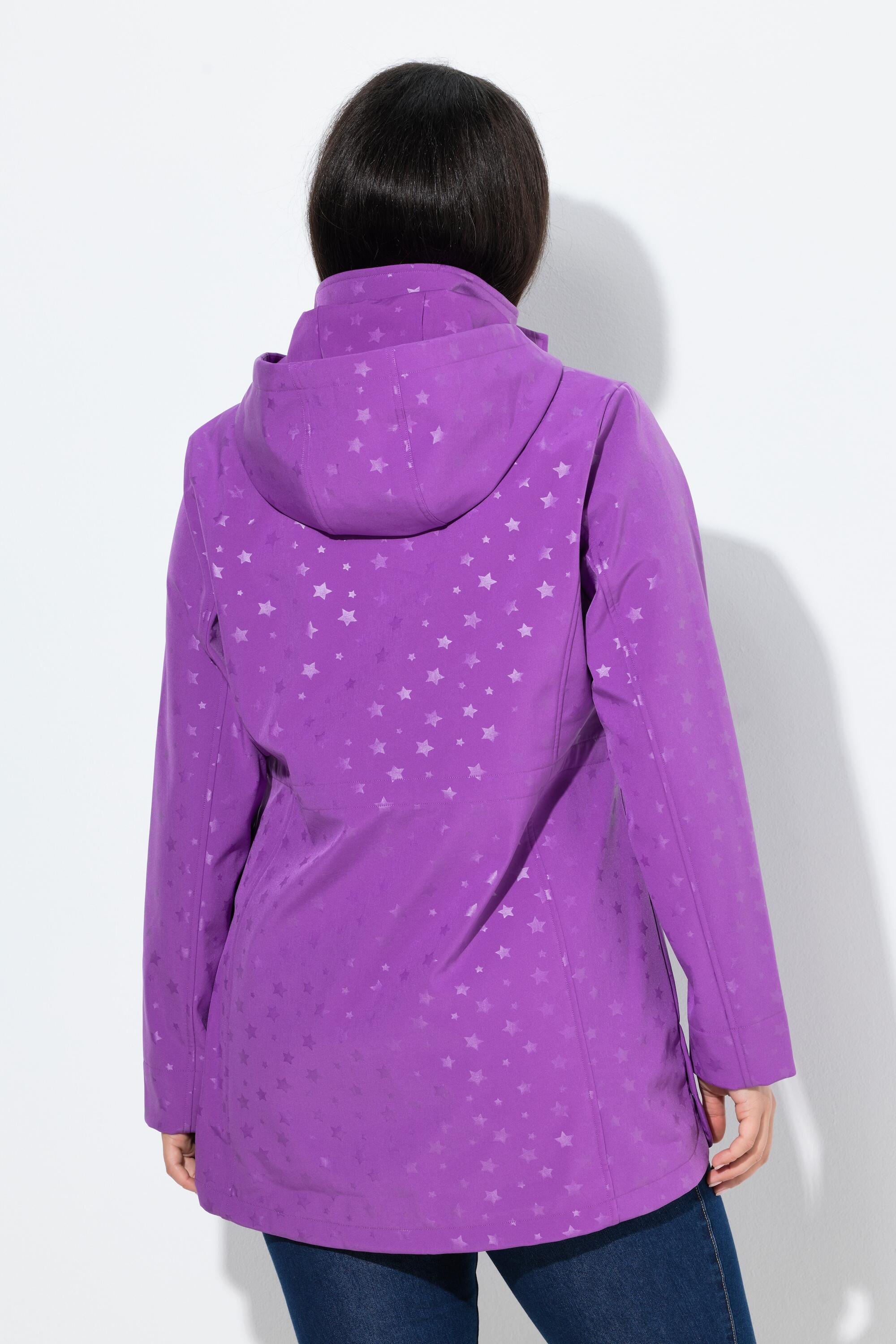 Femme Veste softshell HYPRAR imperméable capuche amovible et fente au bas du dos 2/7