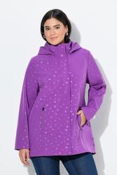 Femme Veste softshell HYPRAR imperméable capuche amovible et fente au bas du dos