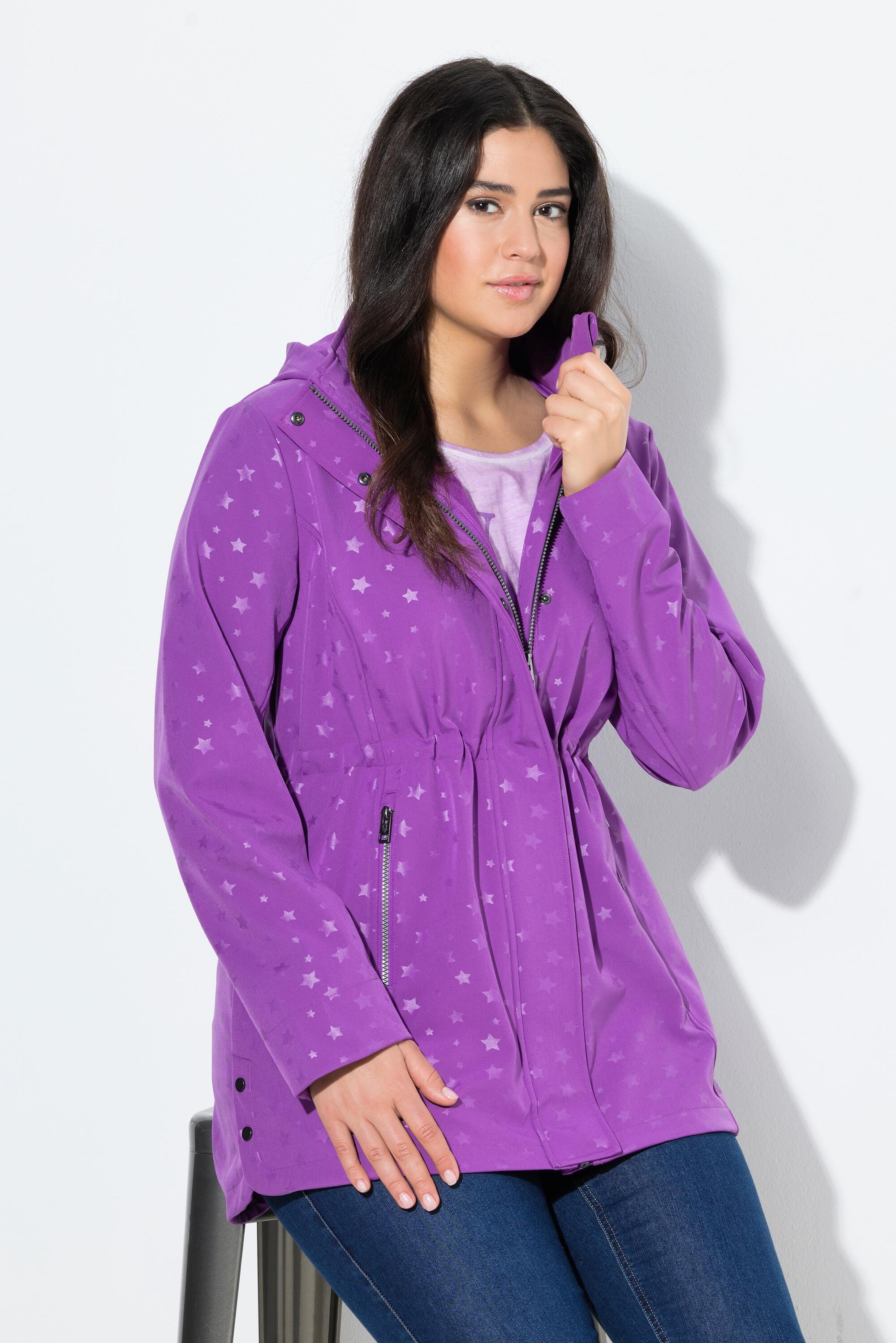 Femme Veste softshell HYPRAR imperméable capuche amovible et fente au bas du dos 7/7