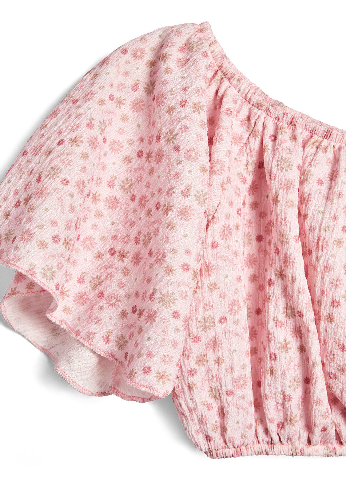 Camiseta de Flores en Rosa 3/5