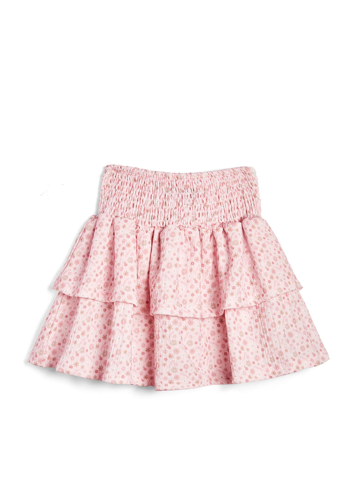 Falda Escalonada Estampado Floral 2/3