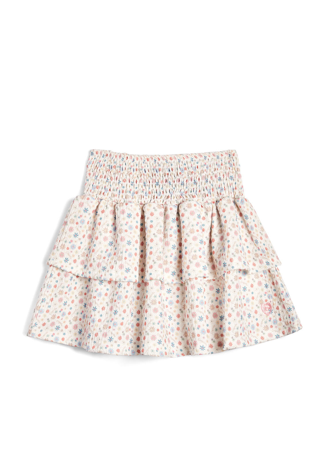 Falda Escalonada Estampado Floral 2/3