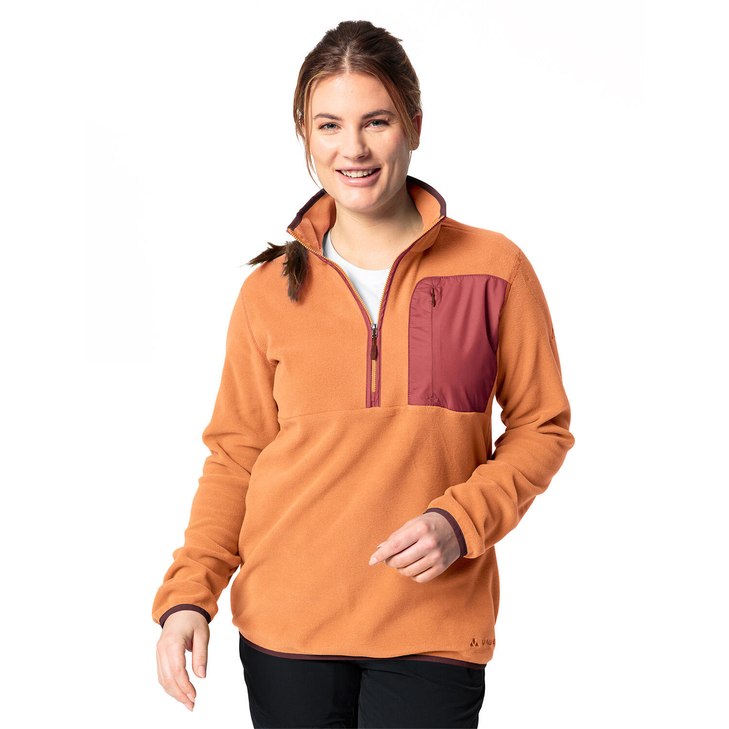 Damen Unterjacke WOMENS ROSEMOOR FLEECE HALFZIP 3/7