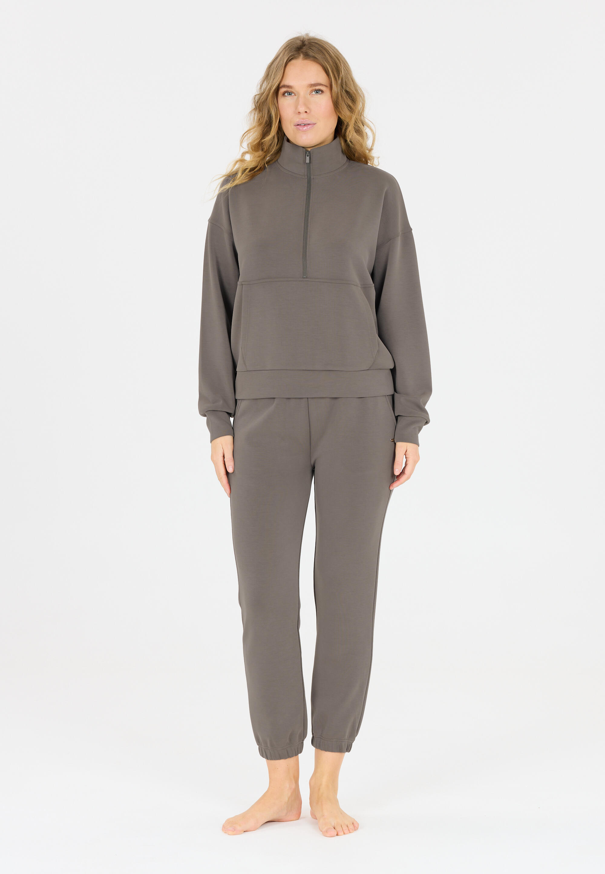 Sweatshirt demi-zippé femme Athlecia Jillnana 5/5
