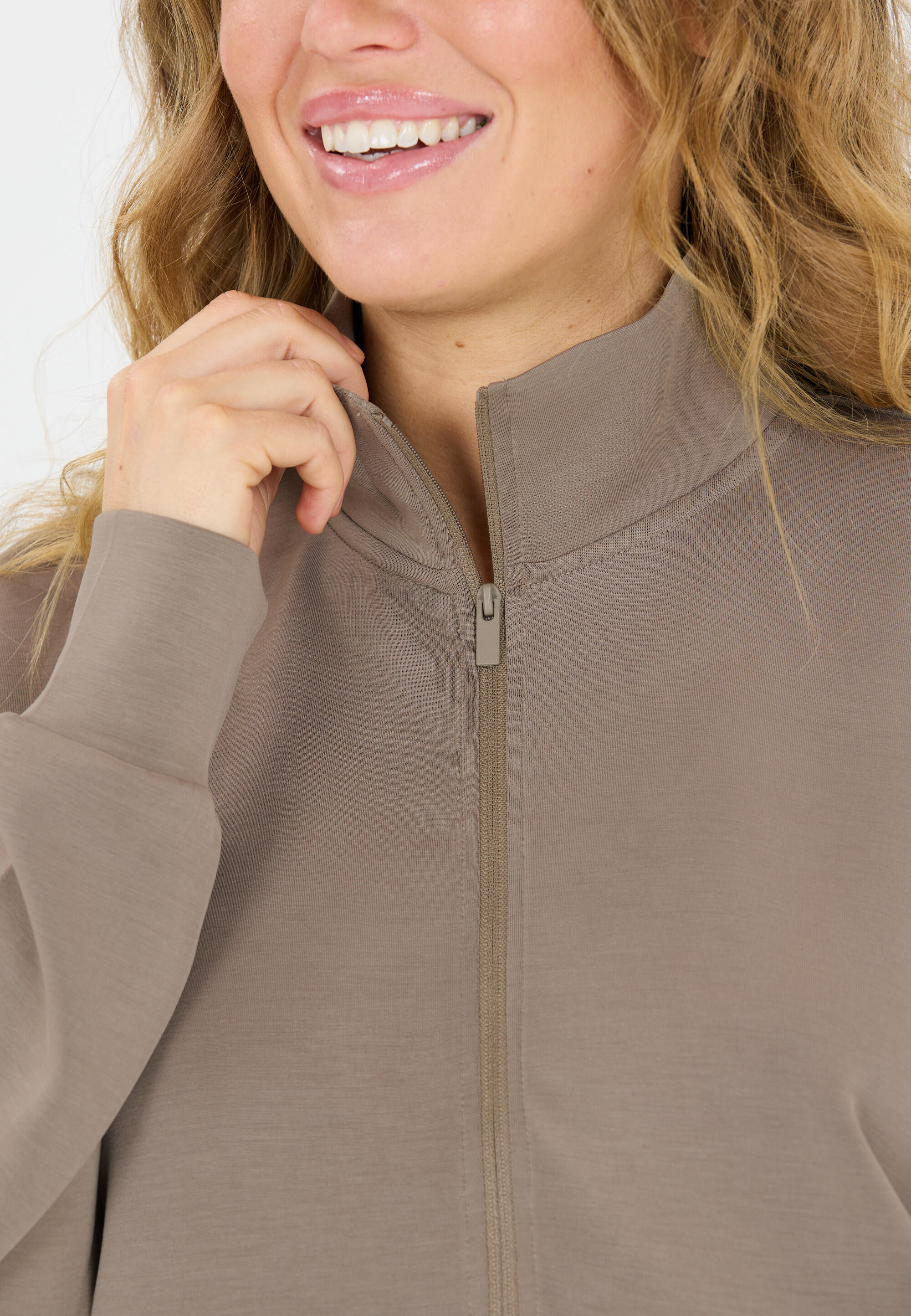Sweatshirt demi-zippé femme Athlecia Jillnana 3/5