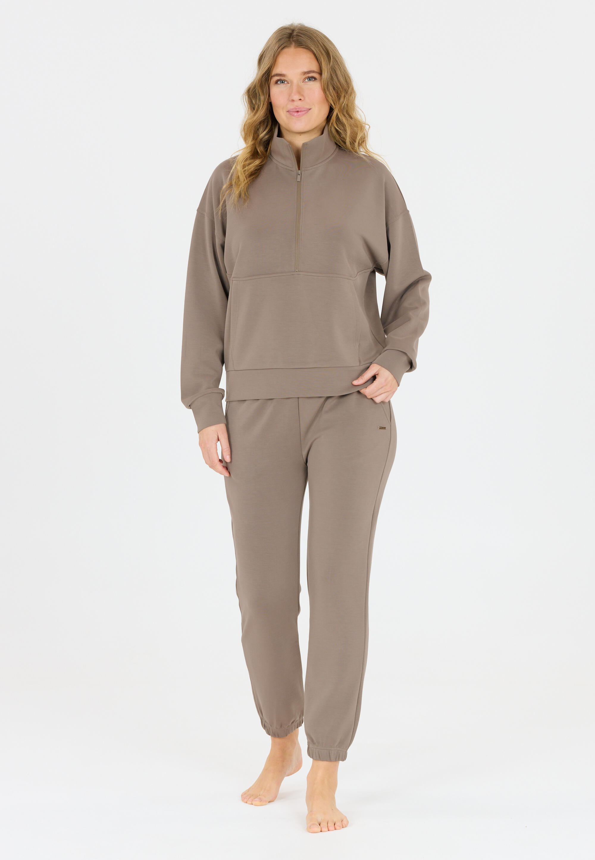 Sweatshirt demi-zippé femme Athlecia Jillnana 5/5