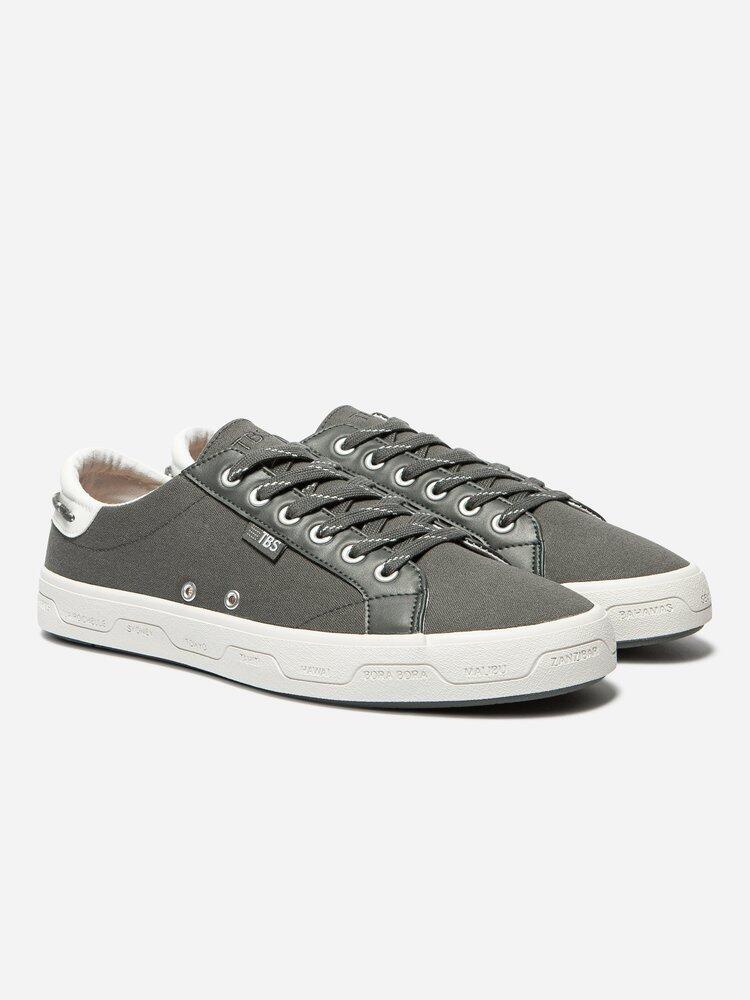 Tennis toile Homme - LANZARO Vert De Gris 2/7