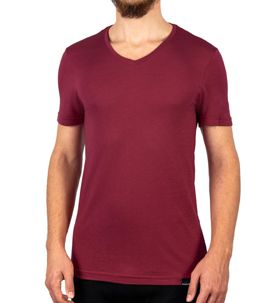 Tricou v-neck bărbați modal
