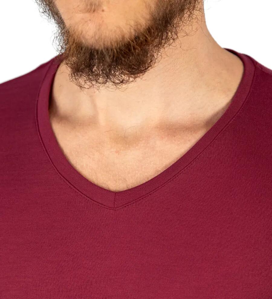 Tricou v-neck bărbați modal 3/6