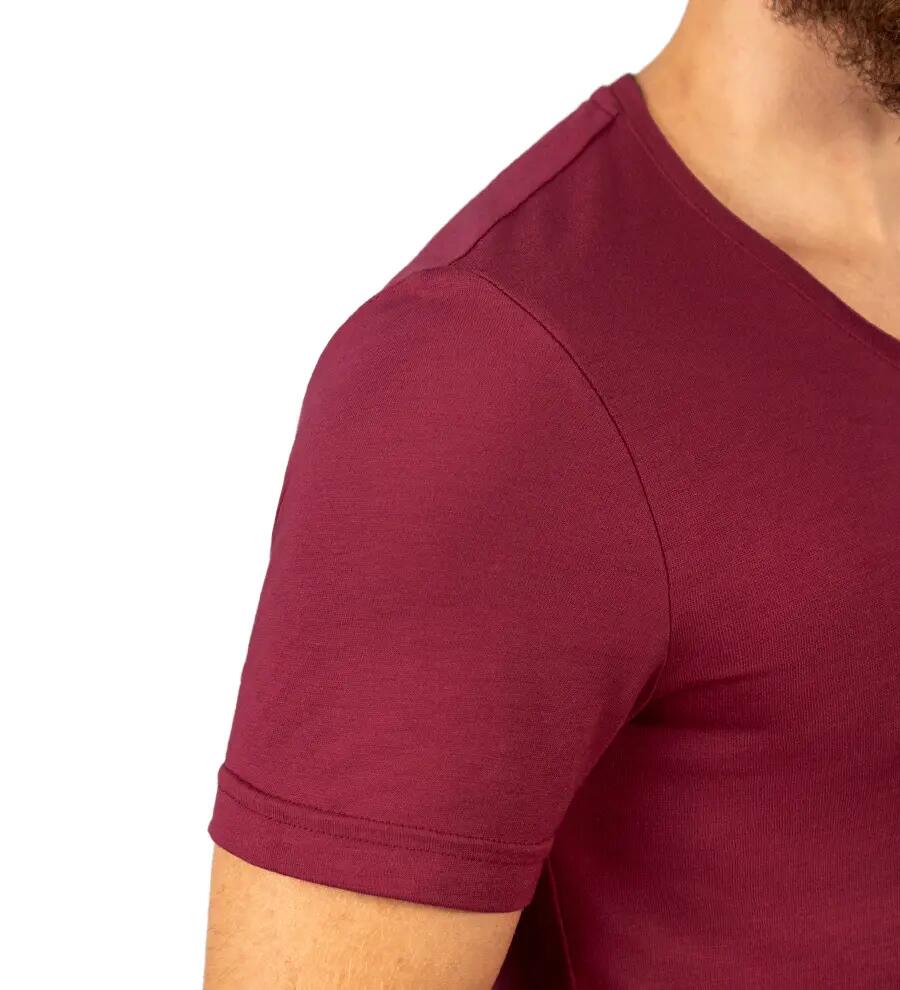 Tricou v-neck bărbați modal 5/6