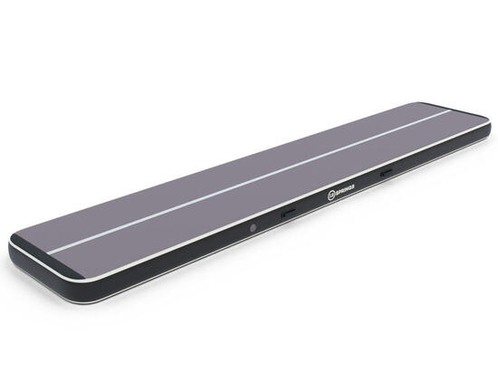 Airtrack 12 sauts 500x100x20 cm Plus Noir/gris