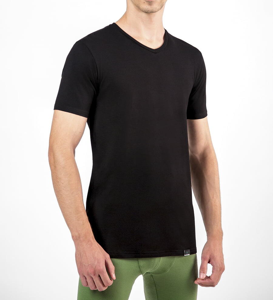 Tricou bărbați v-neck bambus