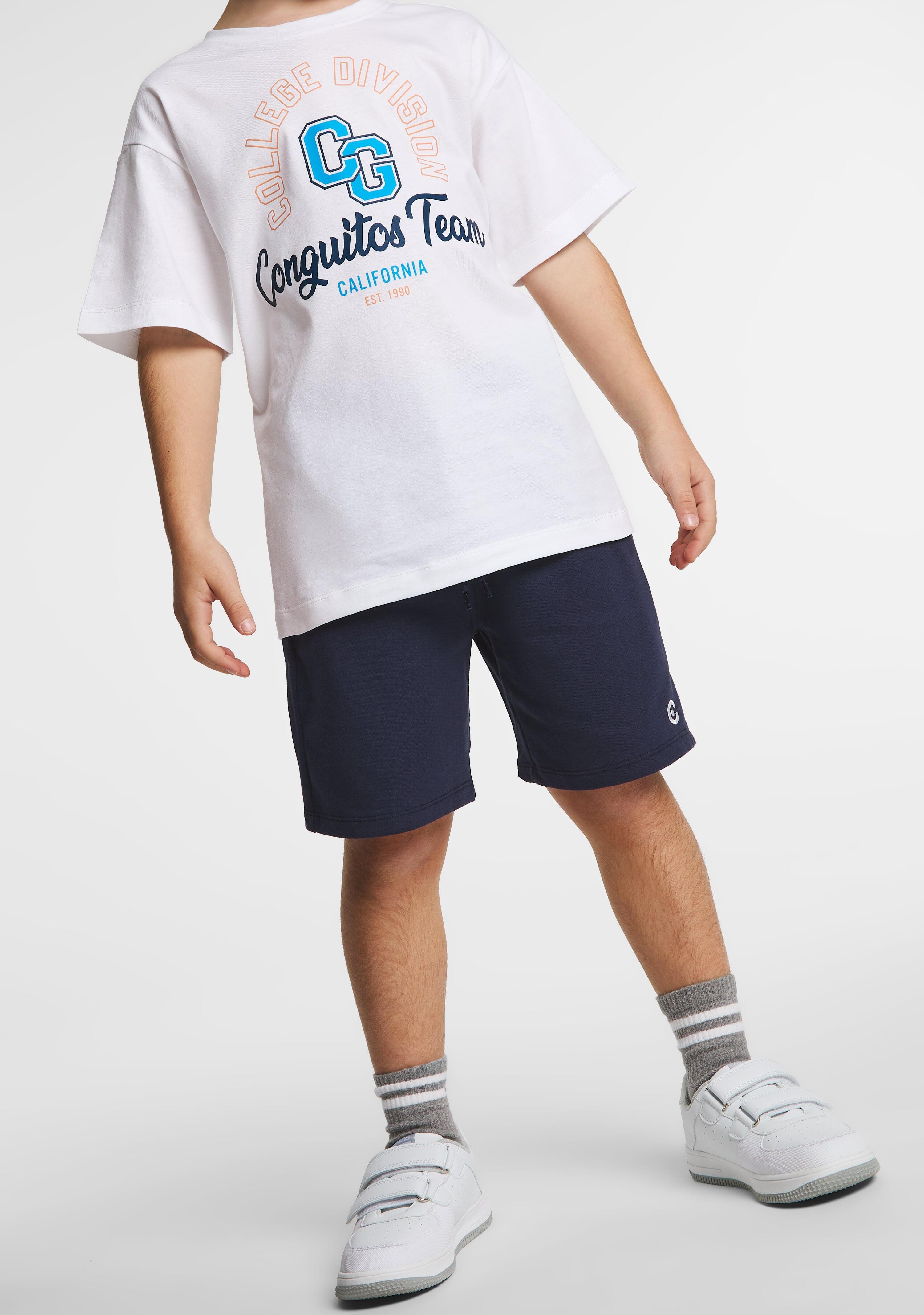 Camiseta de Niños Estampado Logo 3/4