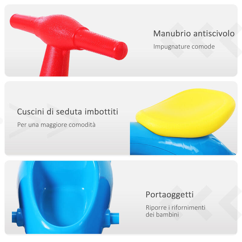 HOMCOM Bicicleta fara Pedale pentru Copii, 18 si 36 Luni