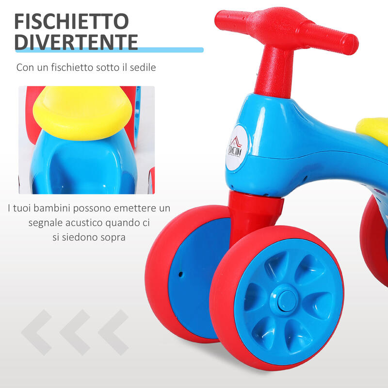 HOMCOM Bicicleta fara Pedale pentru Copii, 18 si 36 Luni