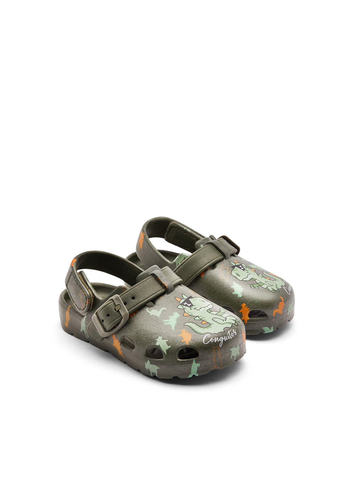 Sandalias Conguitos Zueco Fantasía Dinosaurio 2/3