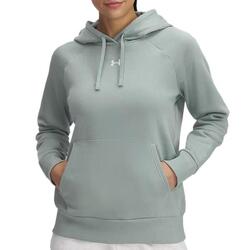 Sweat à Capuche Vert Femme Under Armour Rival Fleece 1379500