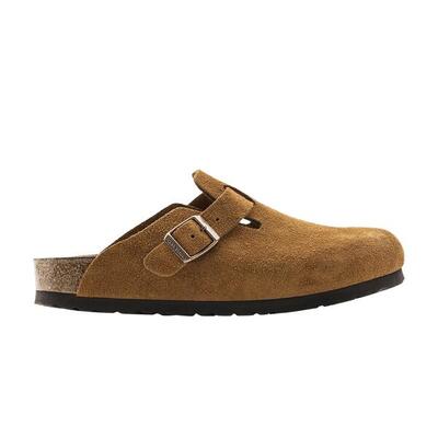 Birkenstock Boston Soft Footbed Suede Mink