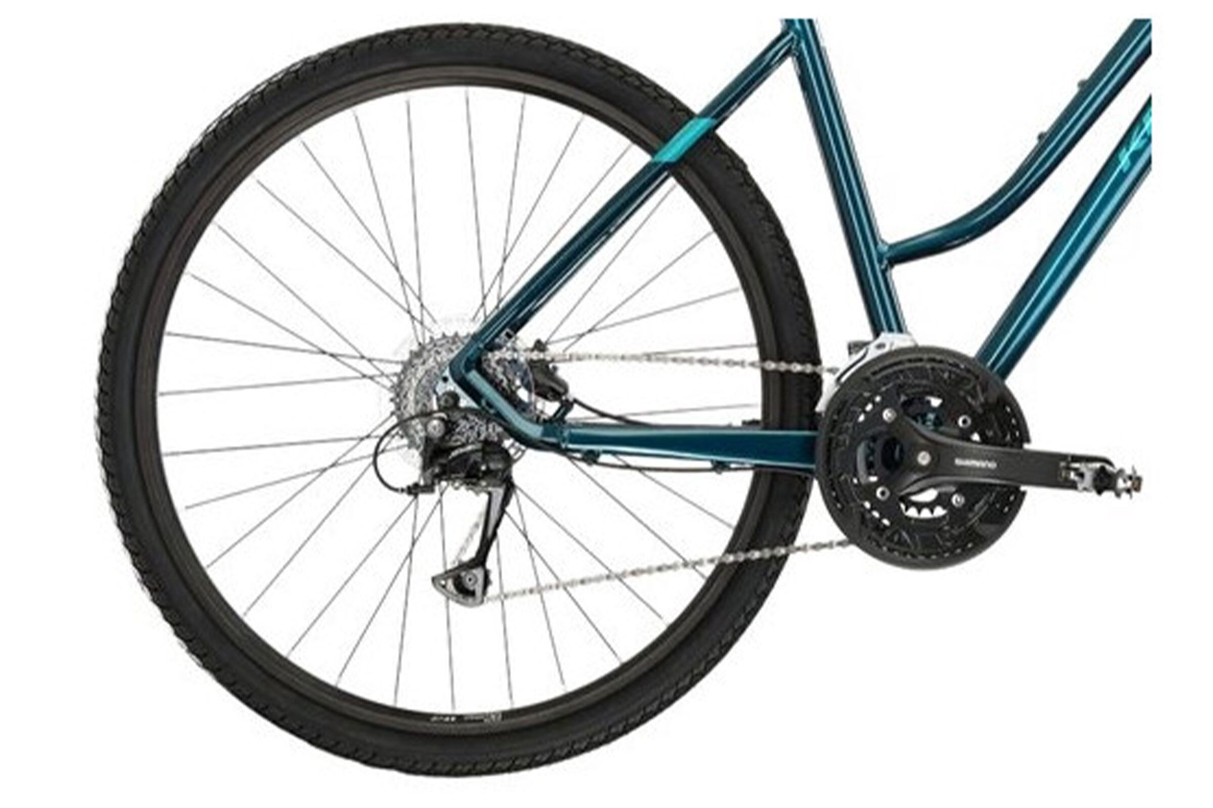 Bicicleta Híbrida Kross EVADO Mulher Azul-petróleo KROSS