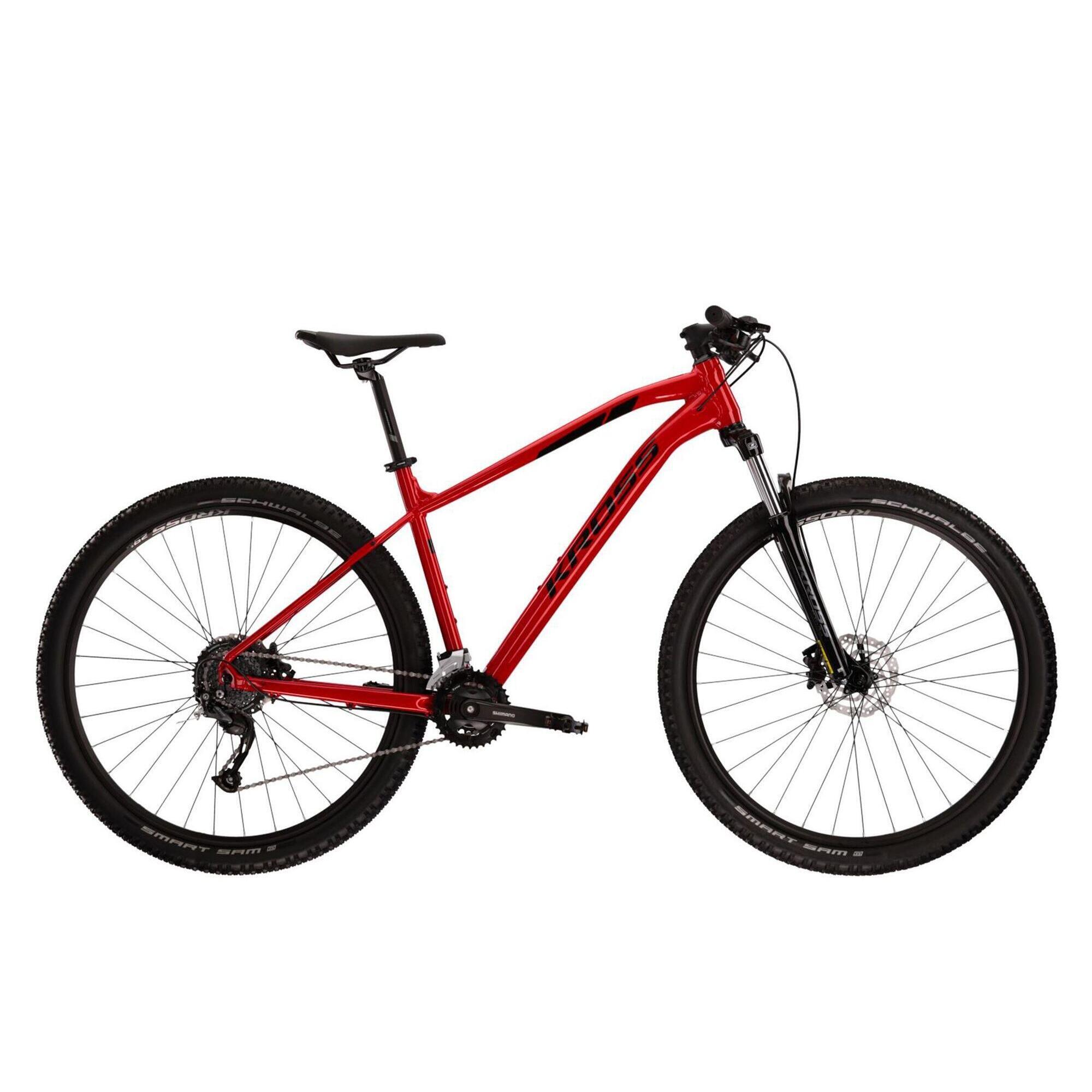 Kross - Vtt Kross Level 1.0 Rouge Cadre Aluminium 29" 18 Vitesses - Vélo Tout Terrain - Rouge - 42 M/l - Decathlon