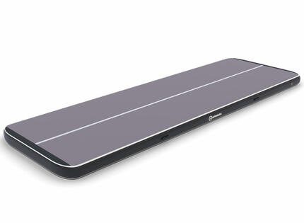 Airtrack 12 sauts 400x200x20 cm Plus Noir/gris