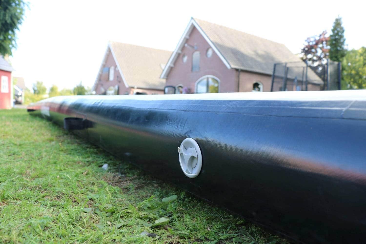 Airtrack 12spring 400x200x20 cm Plus Zwart/grijs 4/5