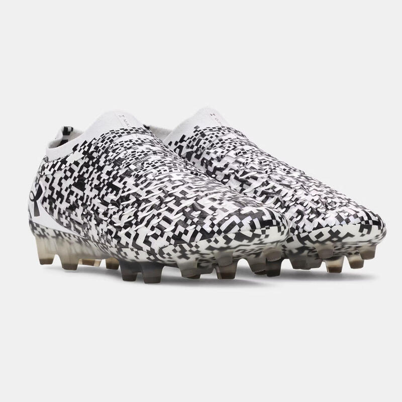 Cramponi UA Magnetico Elite 5 FG Under Armour alb și negru