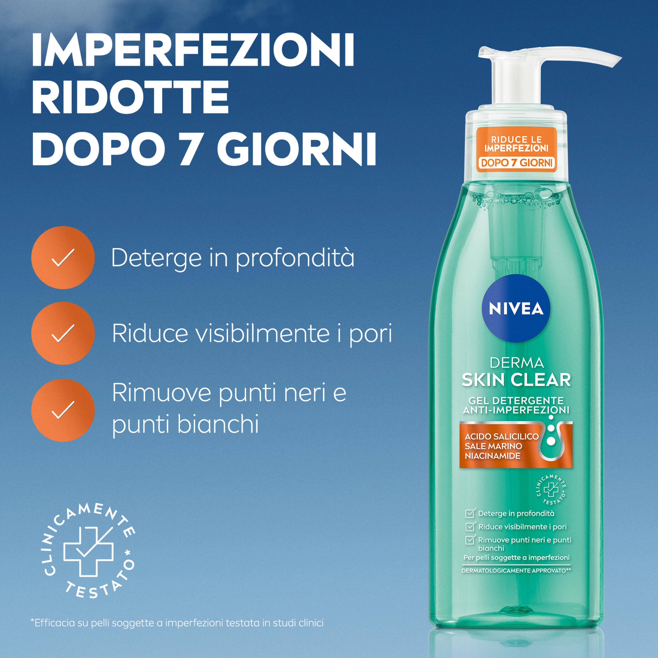 Nivea Gel Per La Pelle Nfc Drm Contro Le Imperfezioni 150Ml 3/5