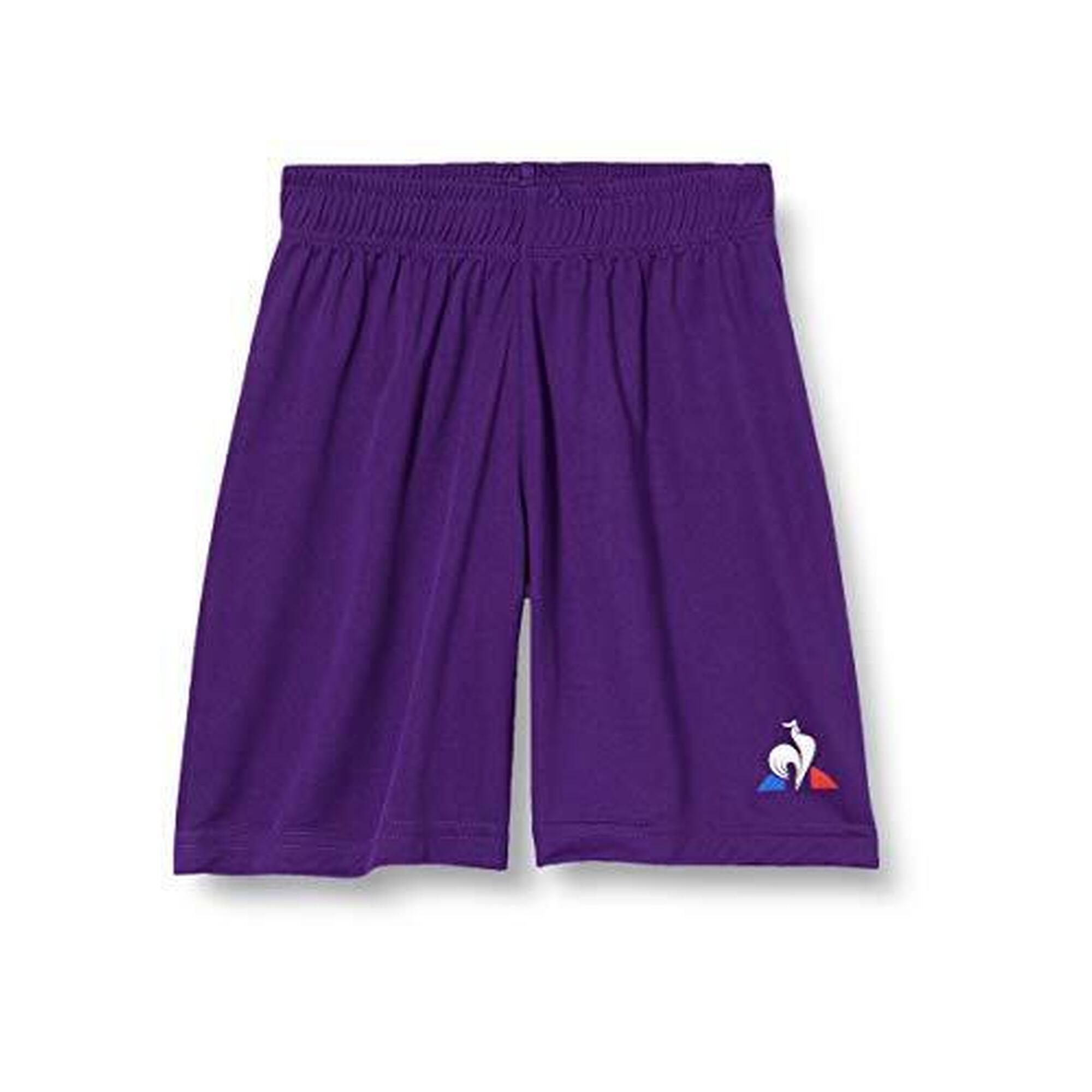 Zilco - Le Coq Sportif Short Match Enfant N°1, Couleur Violette, 12 Ans - Short - Violet - Decathlon