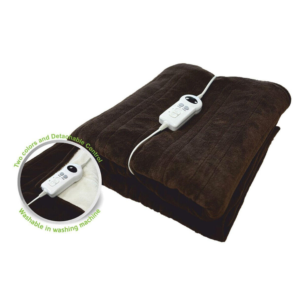 SENZA MARCA Aquecedor de cama elétrico Haeger EB-162.001A 100 W