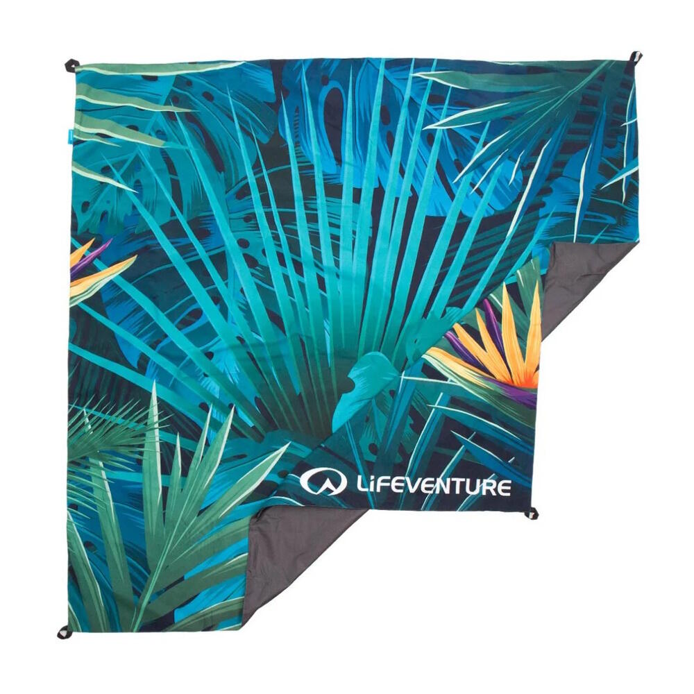 Lifeventure Tropical Picknicktuch Mikrofaser wasserdicht 11x11x15 cm 2/4